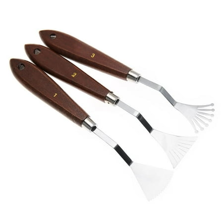 Paint Spatula K/ünstler/ölgem/älden und Acrylmalereien 9PCS Professional Paint Spatula Paint Mixture Scraper Set K/ünstlerpalettenmesser zum Mischen von Farben